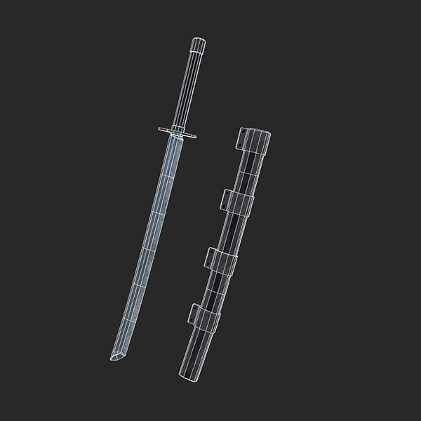 obj katana sword - Katana Sword Low... by tuann123