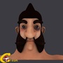 boxing man 3d max