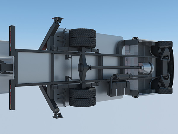 3d model lifting crane modelled - mobile aerial tower... by Rodrigues_DDD