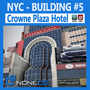 3d model crowne plaza building skyscraper
