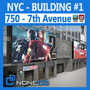 7th avenue 750 building 3d model