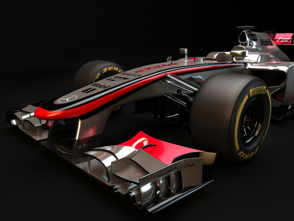 3d mp4 28 f1 - Mclaren MP4 28  F1 2013... by dessga