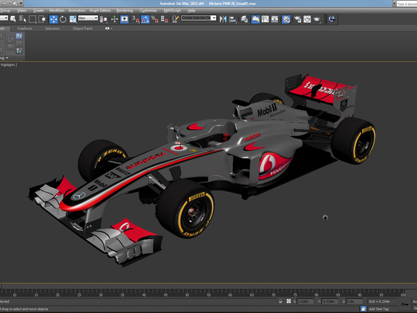 3d mp4 28 f1 - Mclaren MP4 28  F1 2013... by dessga