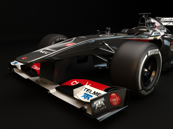 sauber c32 f1 3d max - Sauber F1 C32  F1 2013... by dessga