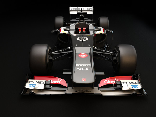 sauber c32 f1 3d max - Sauber F1 C32  F1 2013... by dessga