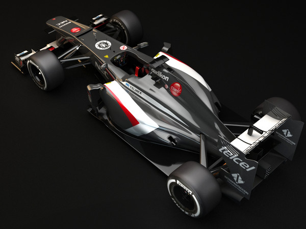 sauber c32 f1 3d max - Sauber F1 C32  F1 2013... by dessga