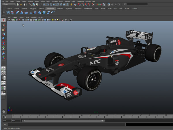 sauber c32 f1 3d max - Sauber F1 C32  F1 2013... by dessga