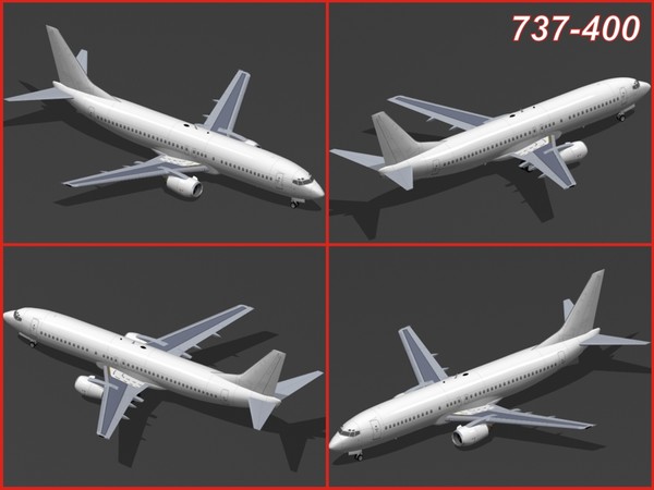 3d model boeing 737 classic - Boeing 737 Classic Collection... by PedroFaut