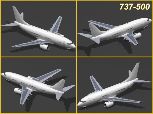 3d model boeing 737 classic - Boeing 737 Classic Collection... by PedroFaut