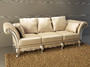 3d silk-stocking three-seats sofa model