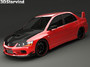 3ds max mitsubishi lancer evolution ix
