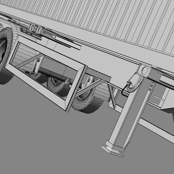 3d mercedes actros semitruck containers model - Mercedes Actros with containers semitruck... by ArqArt3D