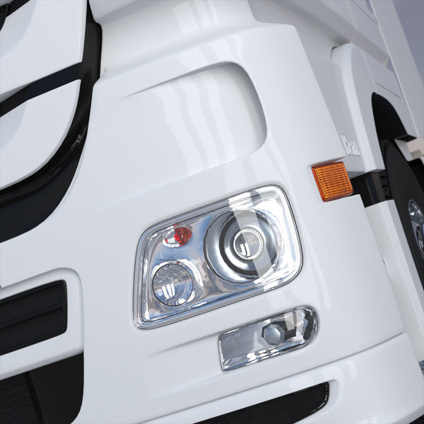 3d mercedes actros semitruck containers model - Mercedes Actros with containers semitruck... by ArqArt3D