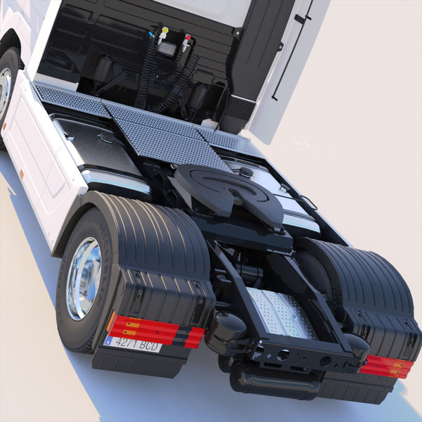 3d mercedes actros semitruck containers model - Mercedes Actros with containers semitruck... by ArqArt3D