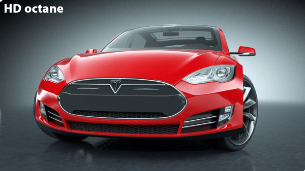 3d 2013 tesla s modeled - Tesla Model S 2013... by be fast
