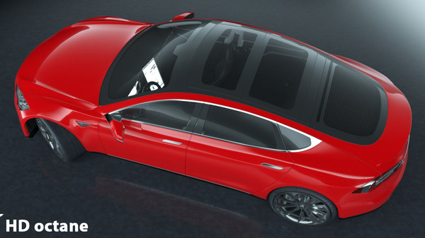 3d 2013 tesla s modeled - Tesla Model S 2013... by be fast