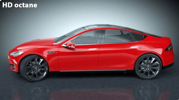 3d 2013 tesla s modeled - Tesla Model S 2013... by be fast
