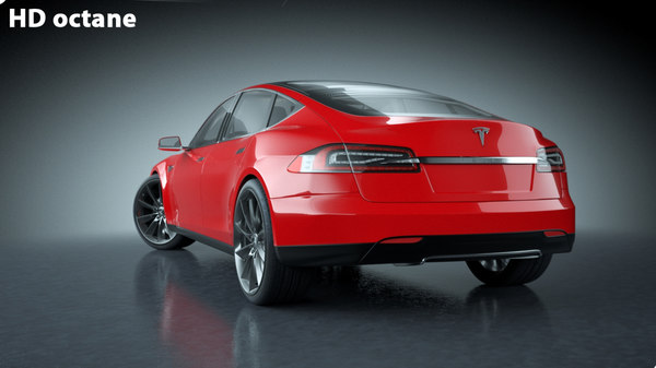 3d 2013 tesla s modeled - Tesla Model S 2013... by be fast