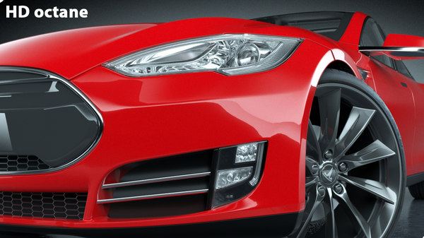 3d 2013 tesla s modeled - Tesla Model S 2013... by be fast