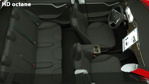 3d 2013 tesla s modeled - Tesla Model S 2013... by be fast