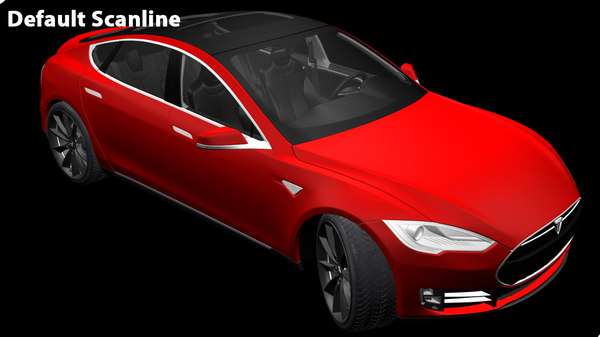 3d 2013 tesla s modeled - Tesla Model S 2013... by be fast