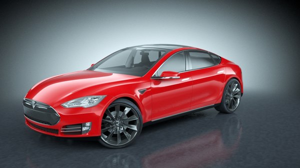 3d 2013 tesla s modeled - Tesla Model S 2013... by be fast