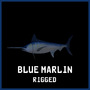 3d model blue marlin