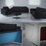 modern cuno sofa modelled 3d model