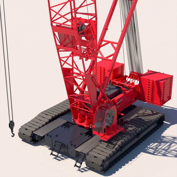 manitowoc 16000 crawler crane 3d model - Crawler Crane Manitowoc 16000... by ArqArt3D