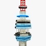 avala telecommunication tower 3d model