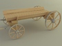 wooden cart 3d max