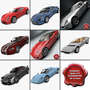 sport cars 8 3d model