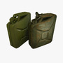 3d model canister fuel cans
