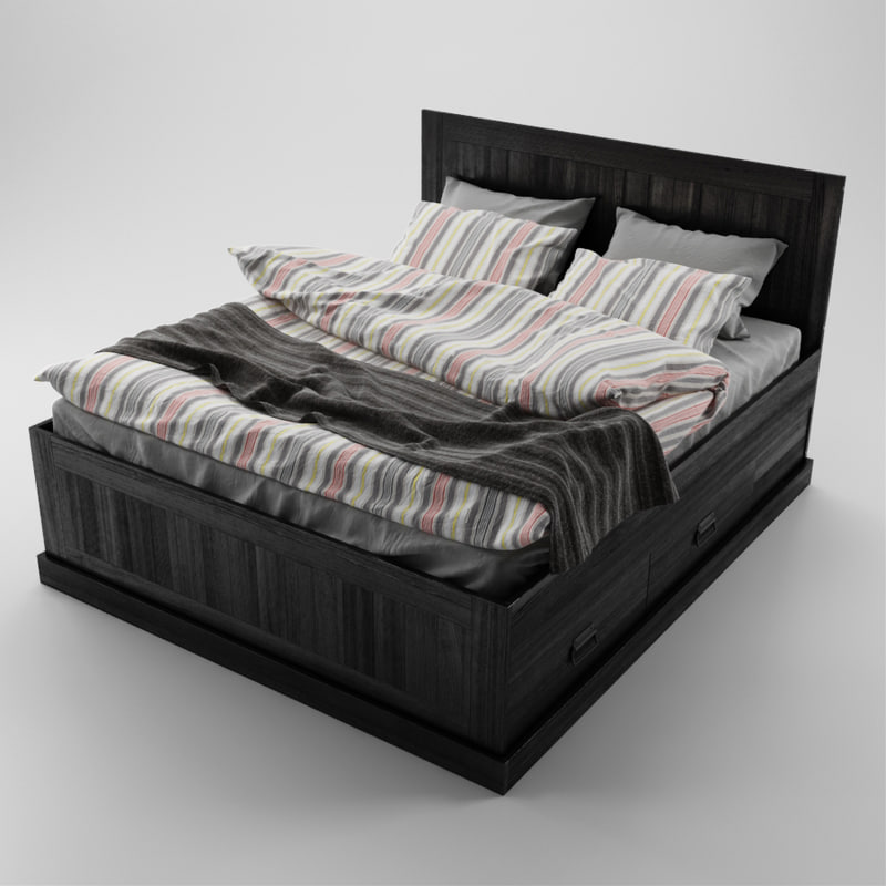 3dsmax fjell bed ikea