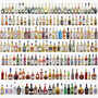 3d model 140 bottles