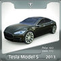 2013 tesla s 3d model