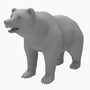obj bear modelled