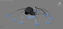 spider black 3d model