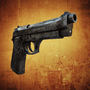 beretta m9 9mm pistol 3d model