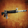 3d m16 m16a2 assault rifle model