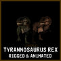tyrannosaurus rex couple 3d c4d