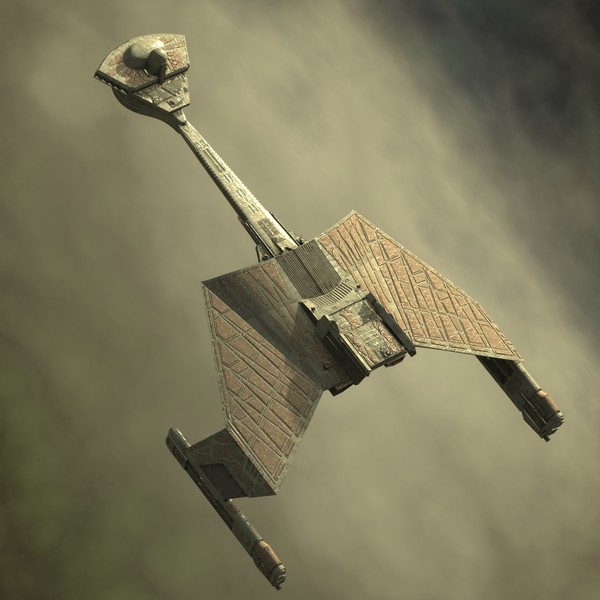 klingon k t inga 3d model - K'T'Inga Battlecruiser... by luki82