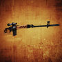 dragunov sniper rifle 3d obj