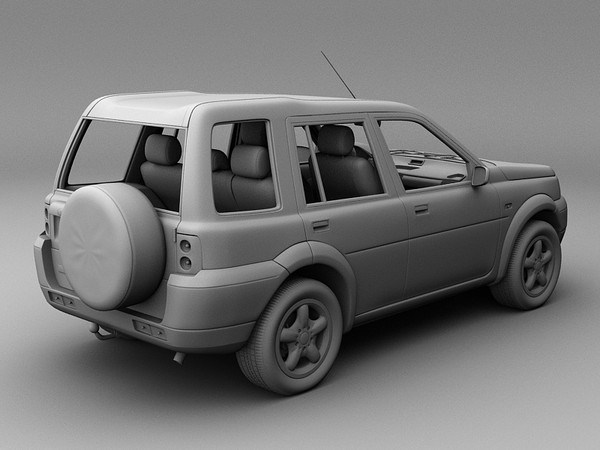 land rover freelander 1 3ds - Land Rover Freelander 1998... by 3DStarving
