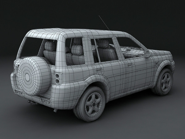 land rover freelander 1 3ds - Land Rover Freelander 1998... by 3DStarving