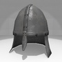 3d obj resolution helmet medieval