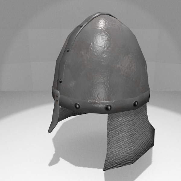 3d obj resolution helmet medieval - Medieval Helmet... by Rangerr
