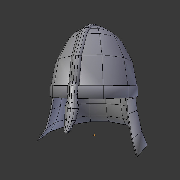 3d obj resolution helmet medieval - Medieval Helmet... by Rangerr