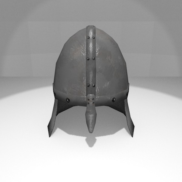 3d obj resolution helmet medieval - Medieval Helmet... by Rangerr