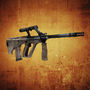 3d model of steyr aug assault rifle